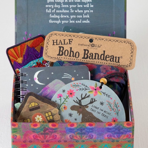 NEW love you to the moon and back boho happy box - Picture 3 of 6